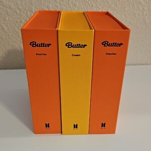 BTS Butter Peaches and Cream Album Set Of 3
